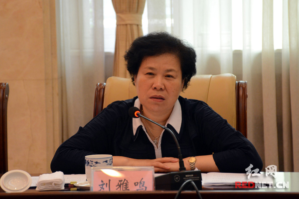 水利部长江水利委员会主任刘雅鸣一行来湘检查工作。