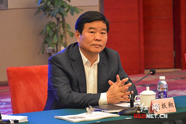 湖南省副省长何报翔出席会议并讲话。